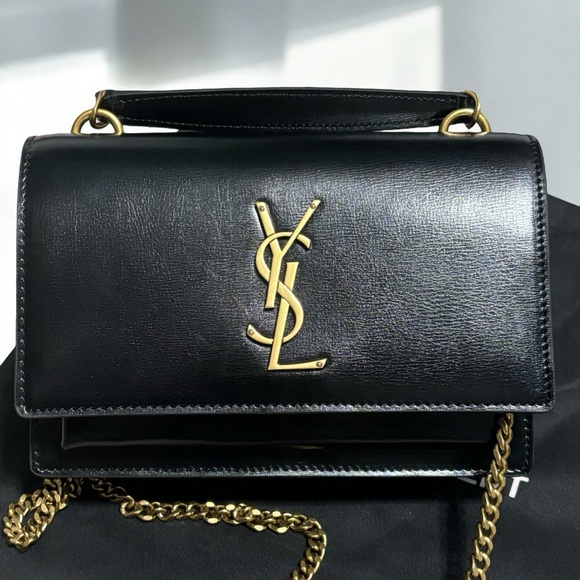 YSL Sunset Top Handle Shoulder or Crossbody Bag - Picture 6 of 14